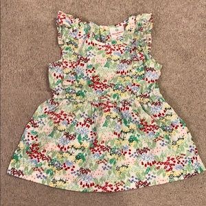 Hanna Andersson Floral Pinafore Dress